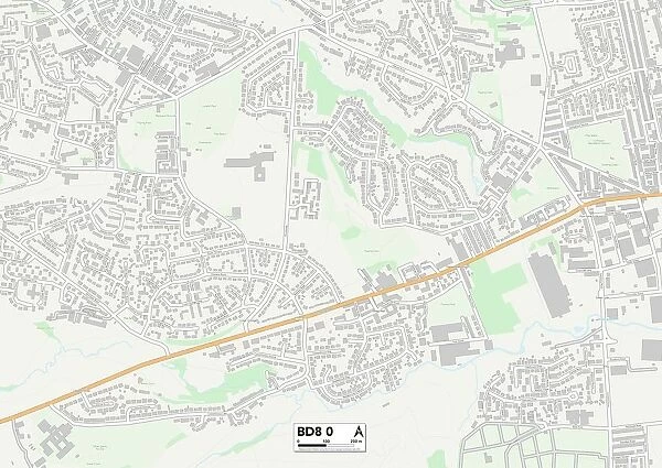Bradford BD8 0 Map