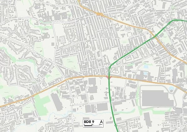 Bradford BD8 9 Map