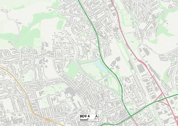 Bradford BD9 4 Map