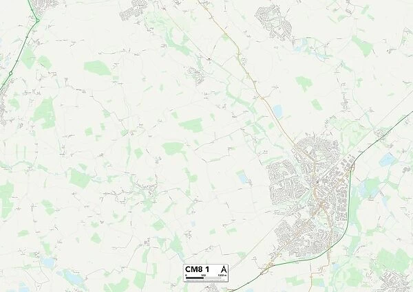 Braintree CM8 1 Map