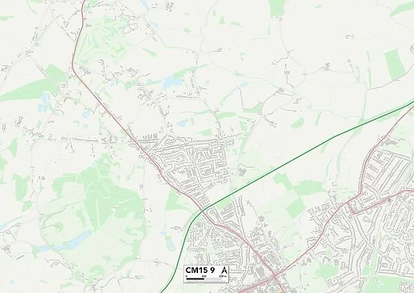 Brentwood CM15 9 Map
