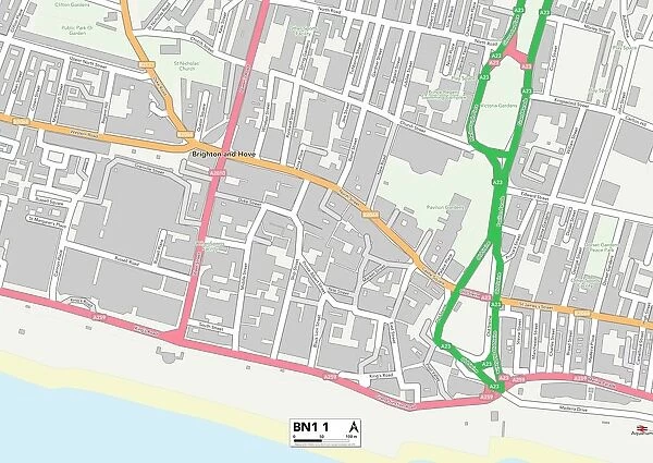 Brighton and Hove BN1 1 Map