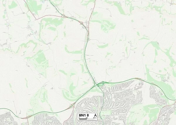 Brighton and Hove BN1 8 Map