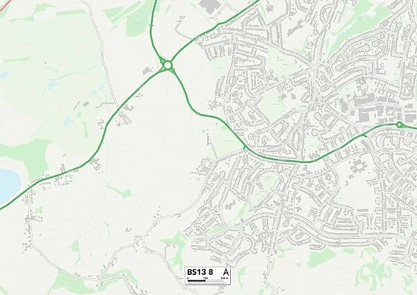 Bristol BS13 8 Map