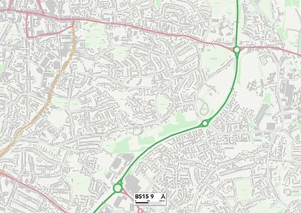 Bristol BS15 9 Map