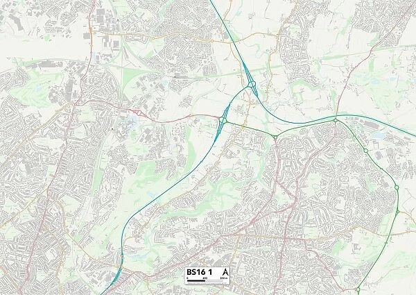 Bristol BS16 1 Map