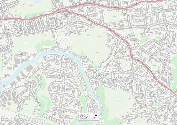 Bristol BS5 8 Map