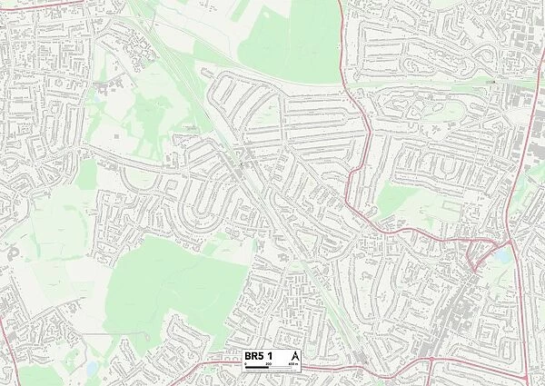 Bromley BR5 1 Map