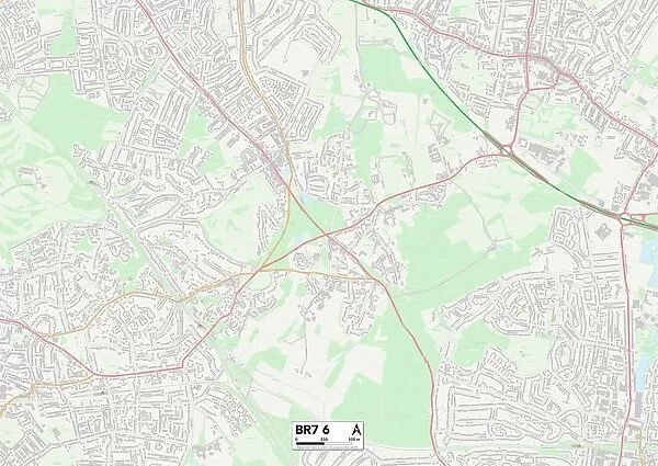 Bromley BR7 6 Map
