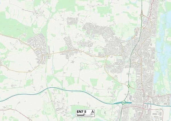 Broxbourne EN7 5 Map