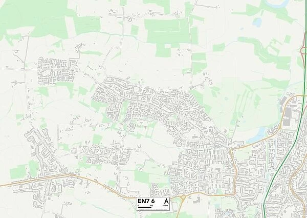 Broxbourne EN7 6 Map