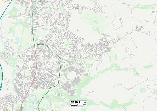 Burnley BB10 2 Map