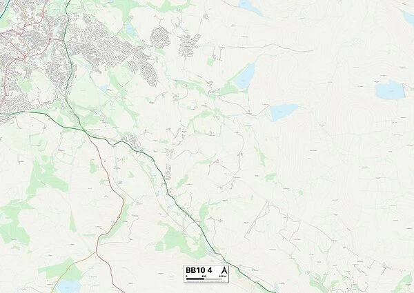 Burnley BB10 4 Map