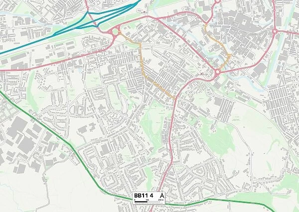 Burnley BB11 4 Map