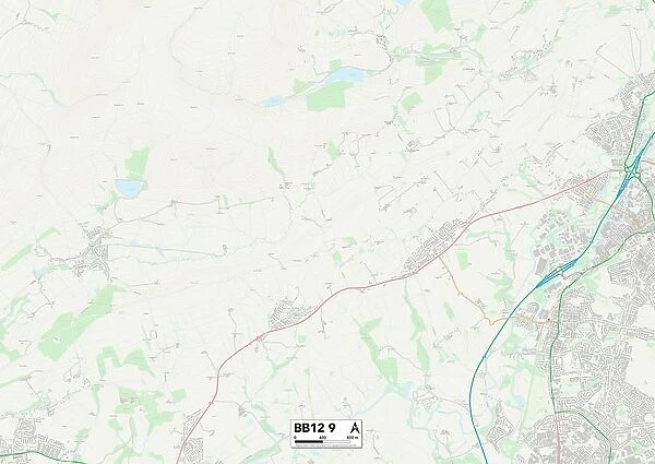 Burnley BB12 9 Map