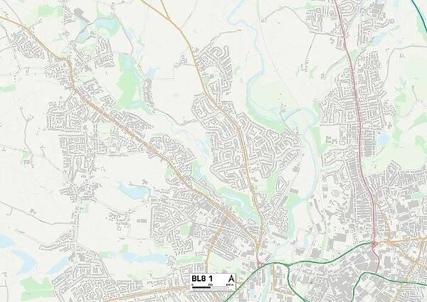 Bury BL8 1 Map