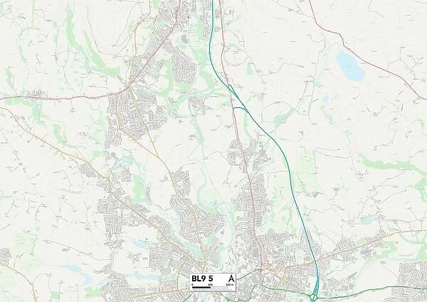 Bury BL9 5 Map