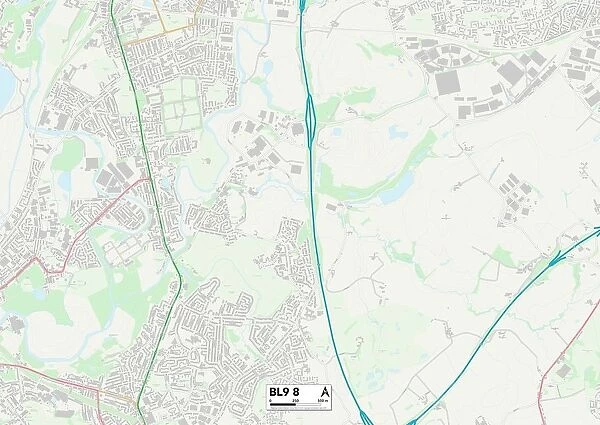 Bury BL9 8 Map