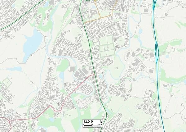 Bury BL9 9 Map