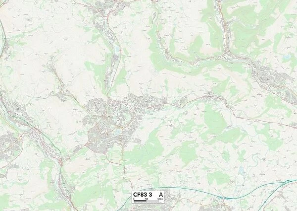 Caerphilly CF83 3 Map