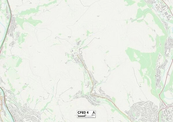 Caerphilly CF83 4 Map