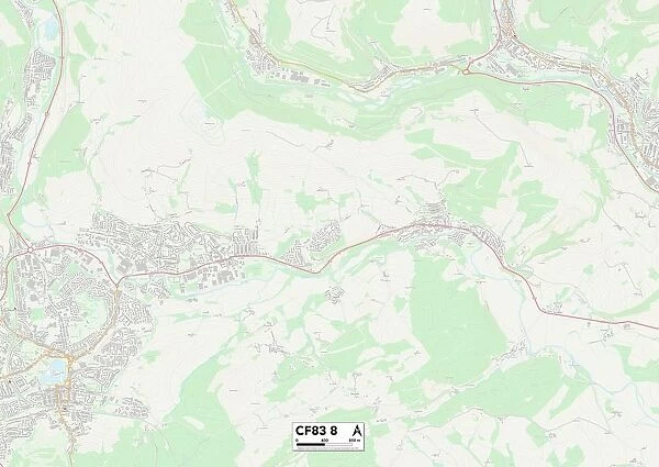 Caerphilly CF83 8 Map