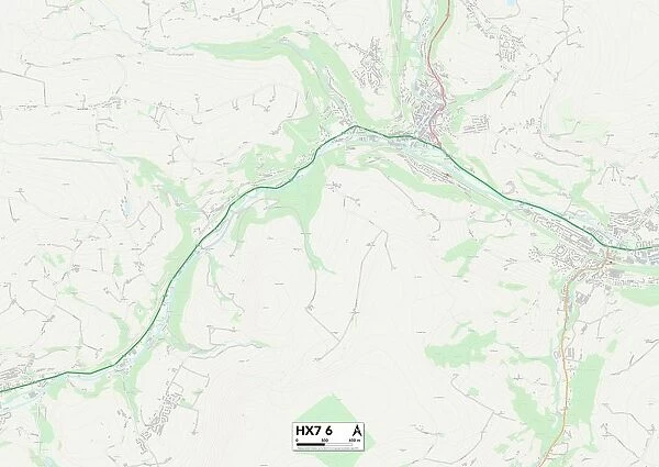 Calderdale HX7 6 Map