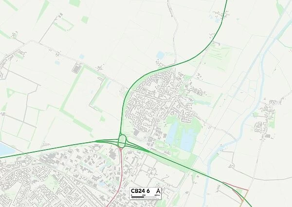 Cambridge CB24 6 Map