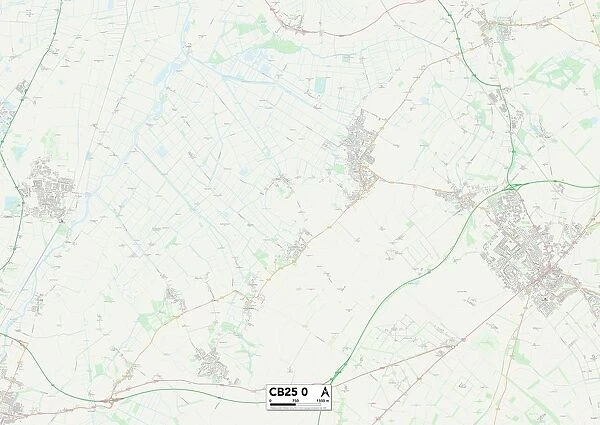 Cambridge CB25 0 Map