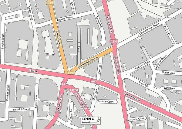 Camden EC1N 6 Map