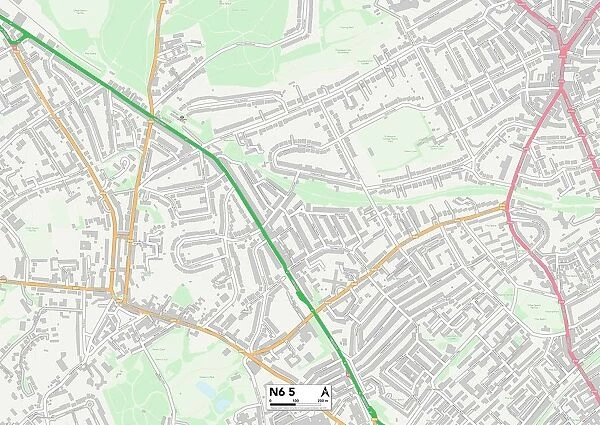 Camden N6 5 Map