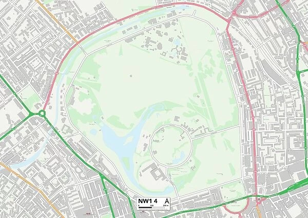 Camden NW1 4 Map