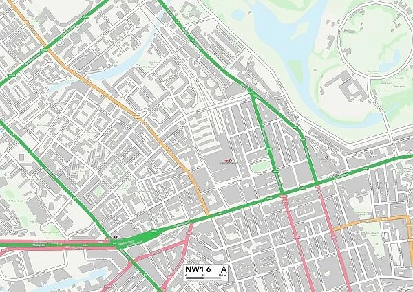 Camden NW1 6 Map