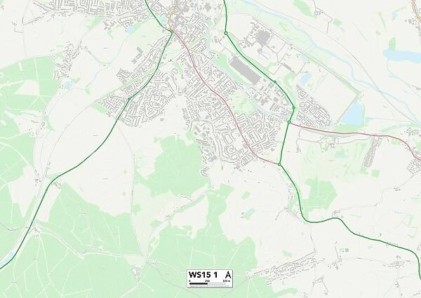 Cannock Chase WS15 1 Map