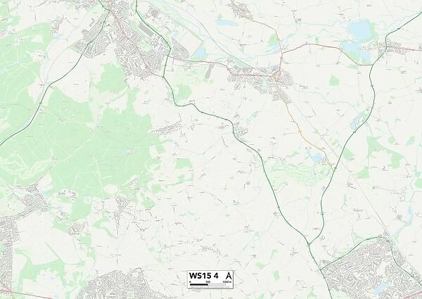 Cannock Chase WS15 4 Map