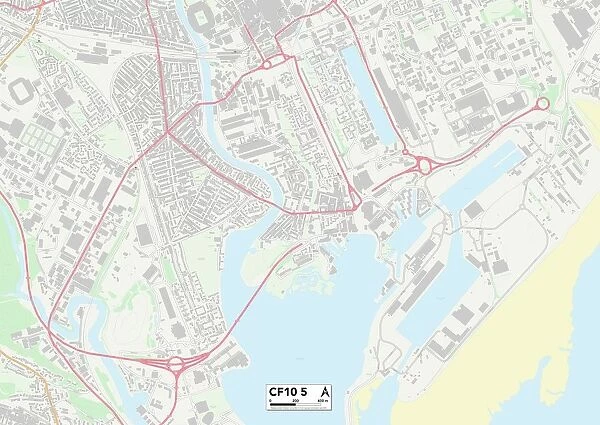 Cardiff CF10 5 Map