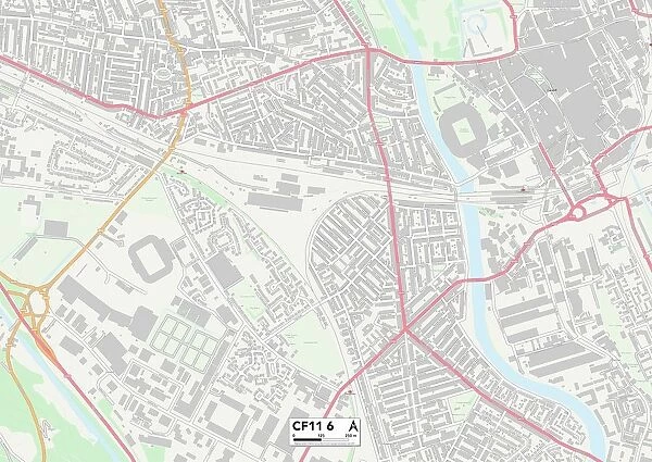 Cardiff CF11 6 Map
