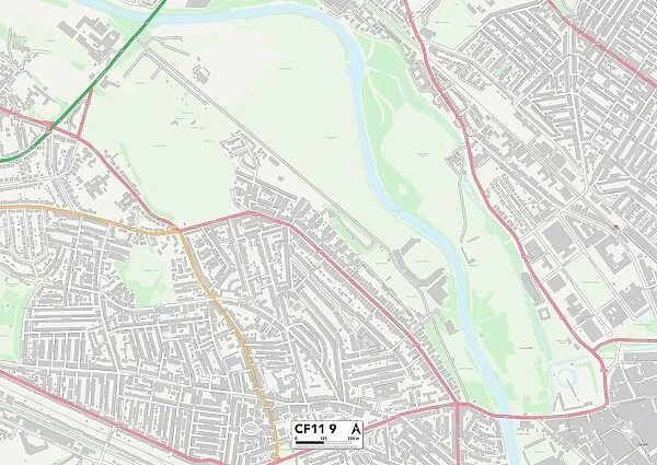 Cardiff CF11 9 Map