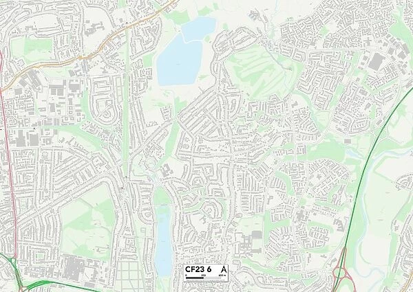 Cardiff CF23 6 Map