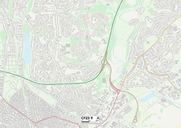 Cardiff CF23 9 Map