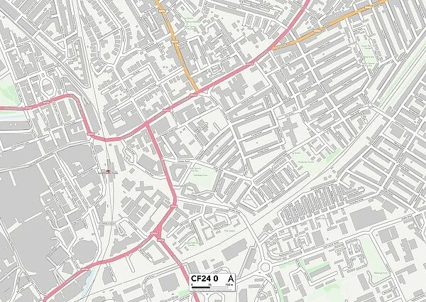 Cardiff CF24 0 Map