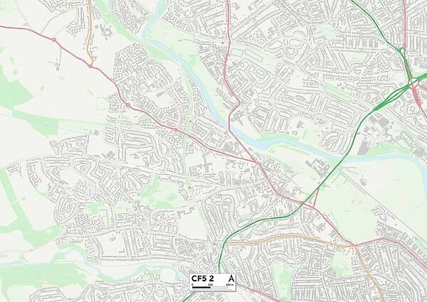 Cardiff CF5 2 Map
