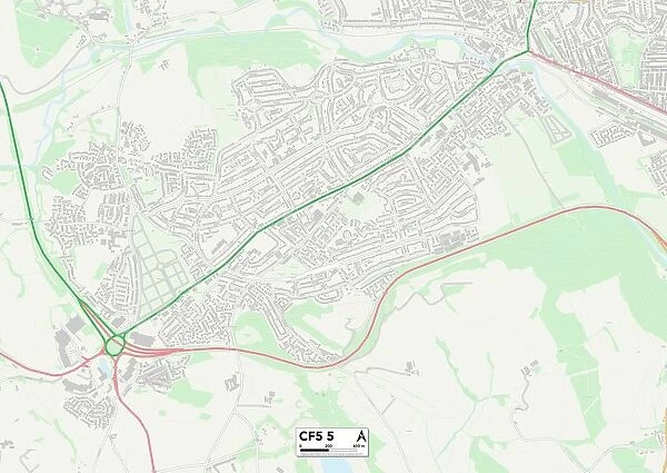 Cardiff CF5 5 Map