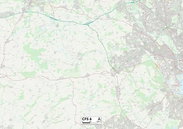 Cardiff CF5 6 Map