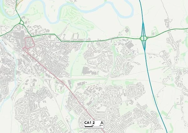 Carlisle CA1 2 Map