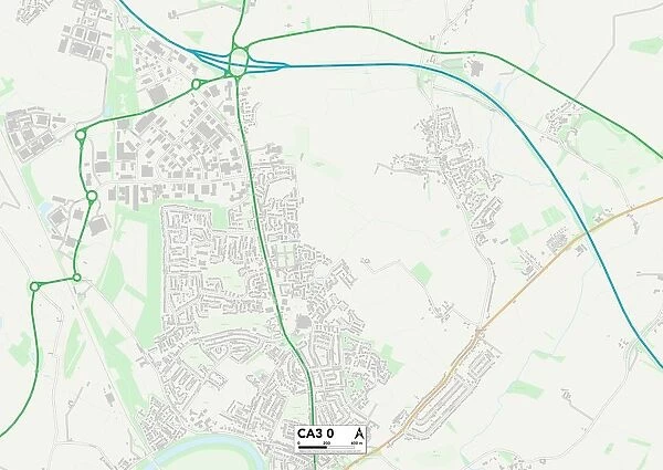 Carlisle CA3 0 Map