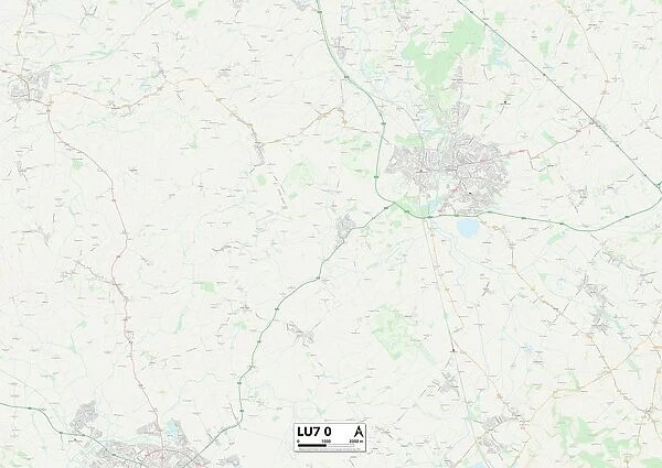 Central Bedfordshire LU7 0 Map