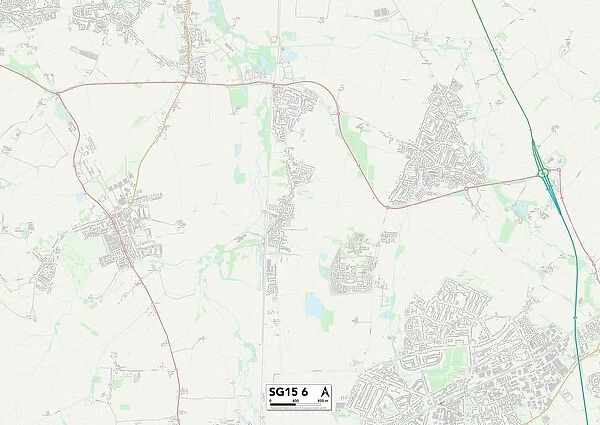 Central Bedfordshire SG15 6 Map