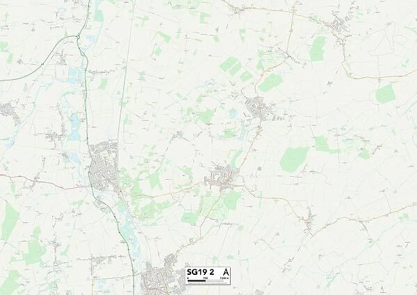 Central Bedfordshire SG19 2 Map