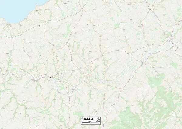 Ceredigion SA44 4 Map